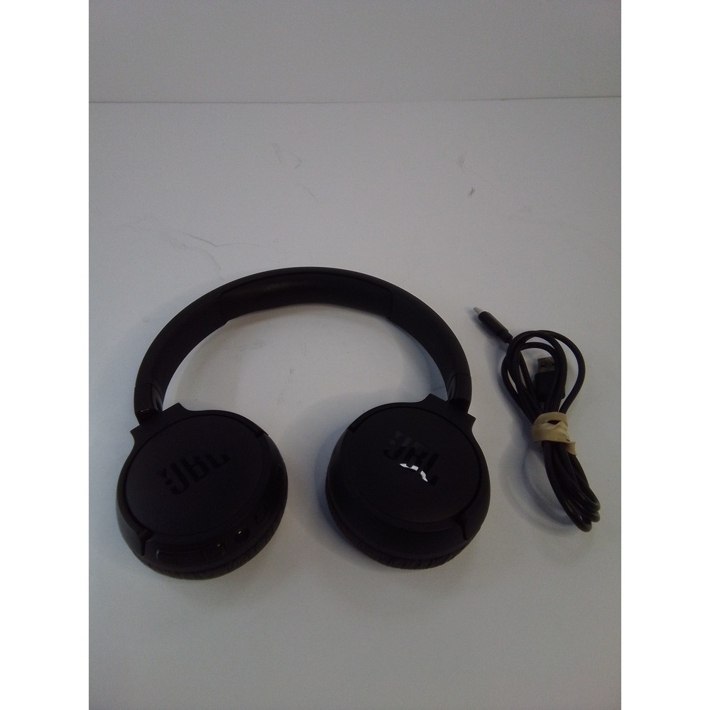 JBL Tune 670NC Wireless On Ear Bluetooth Headphones Black Noise Cancelling Used